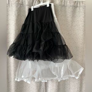 Two Petticoats Black and White